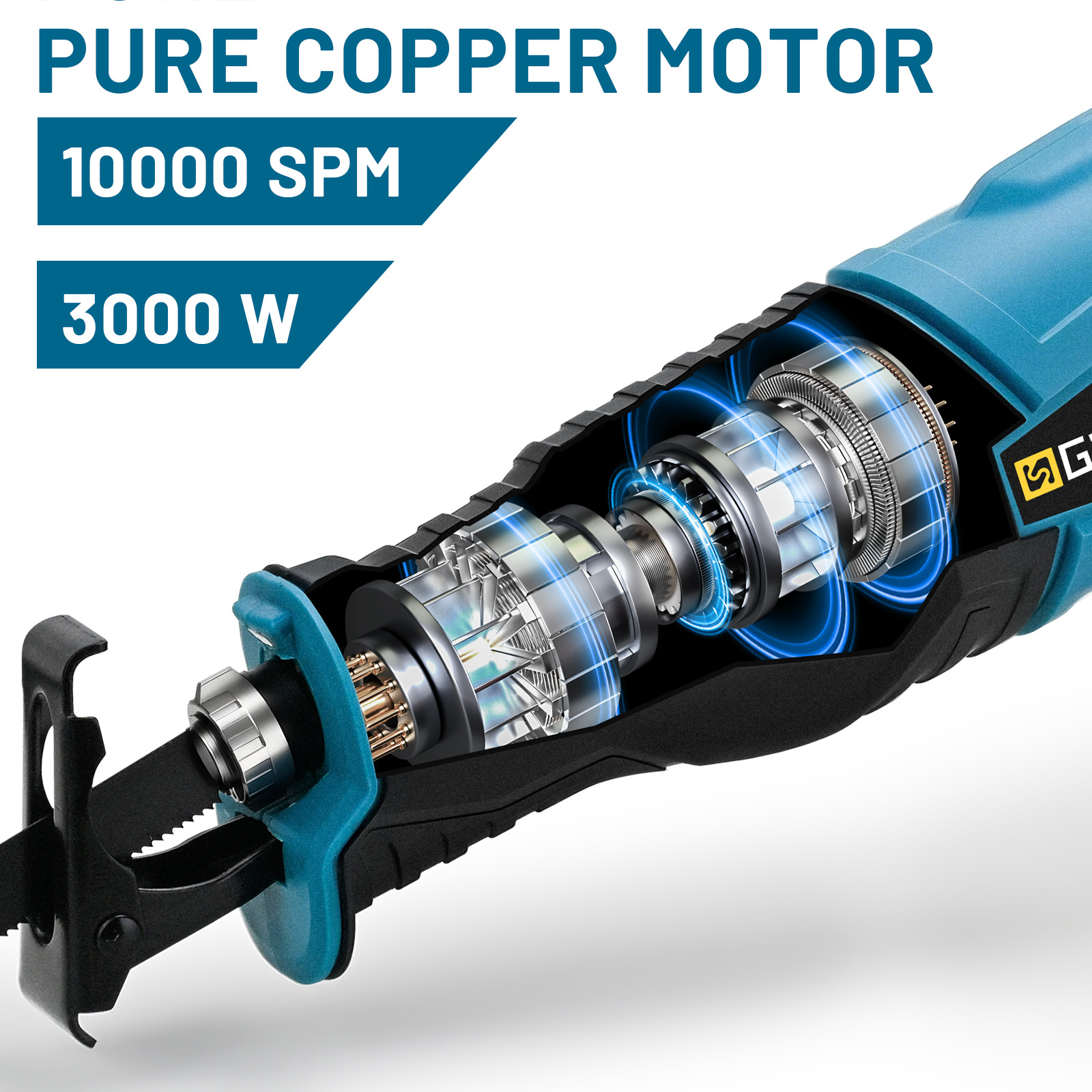 Gisam 3000W 10000SPM Electric  - Pole Saw Cordless review and price