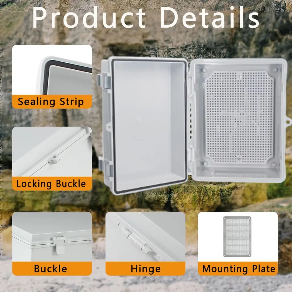 Outdoor IP66 Abs Pc Hinged Pla - Outdoor Power Junction Box review and price