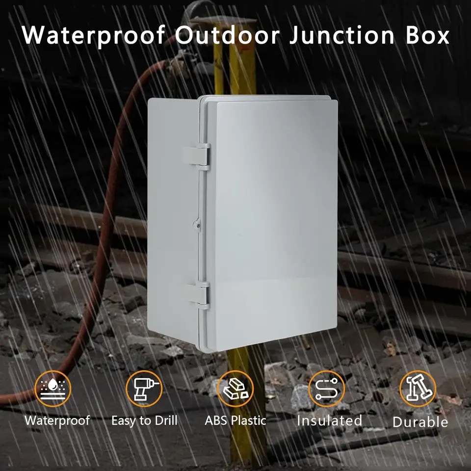 Outdoor IP66 Abs Pc Hinged Pla - Outdoor Power Junction Box review and price