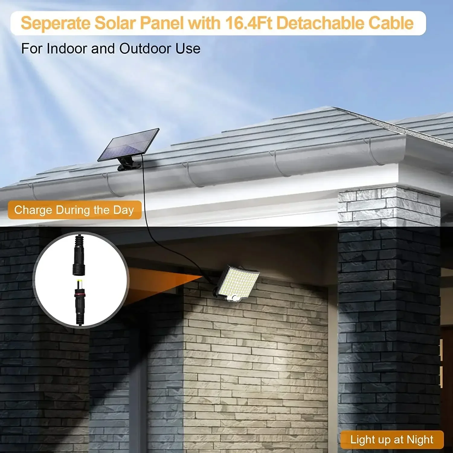 106LED Solar Light Outdoor Wat - Outdoor Power Garage review and price