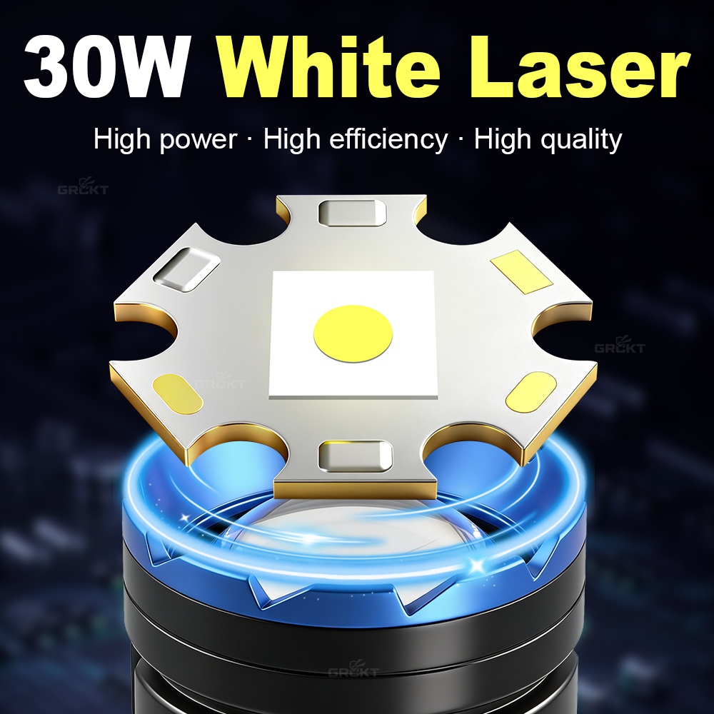 White Laser Camping Flashlight - Outdoor Power Supply review and price