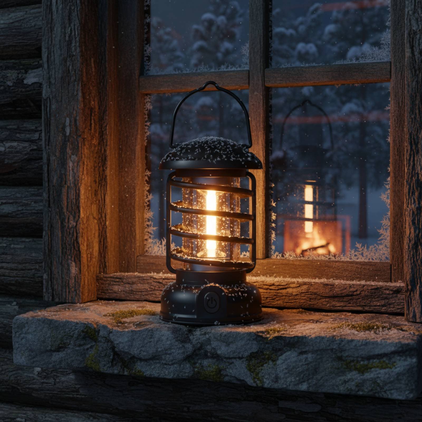 Retro Camping Lantern Two-Way  - Outdoor Power Supply review and price