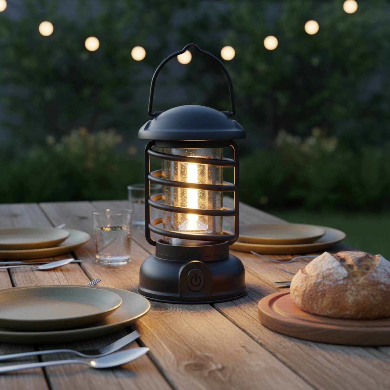Retro Camping Lantern Two-Way  - Outdoor Power Supply review and price