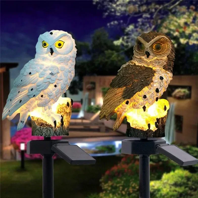 Solar Owl Statue Garden Light  - Outdoor Power Supply review and price