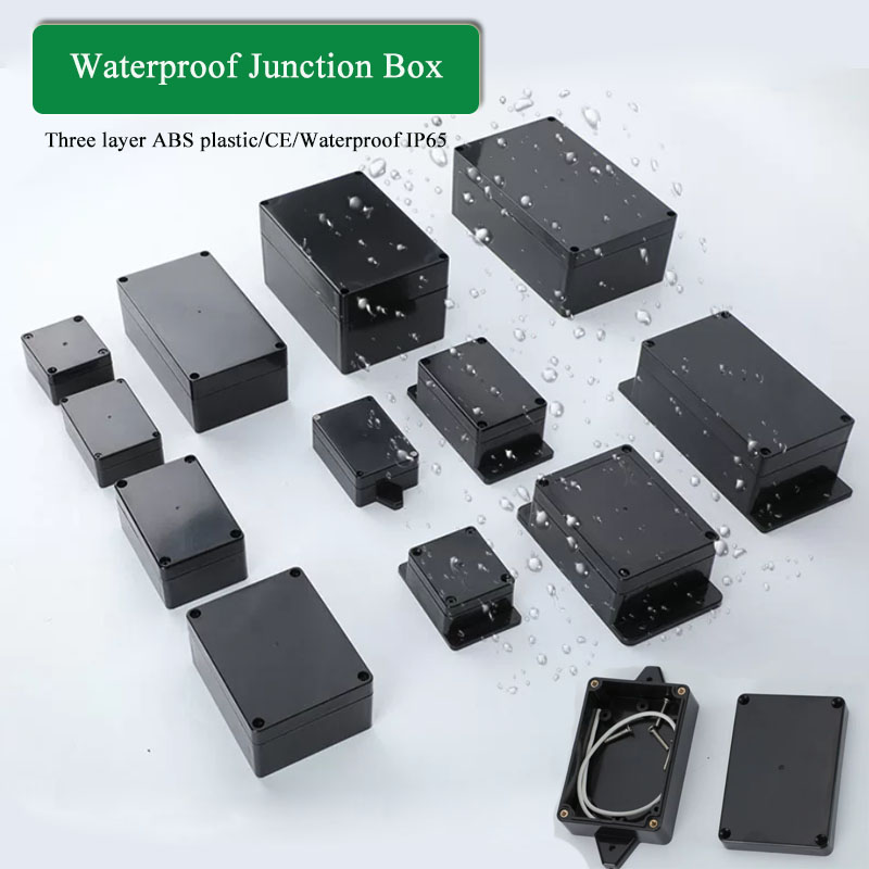 ABS Plastic Black Triple Water - Outdoor Power Junction Box review and price