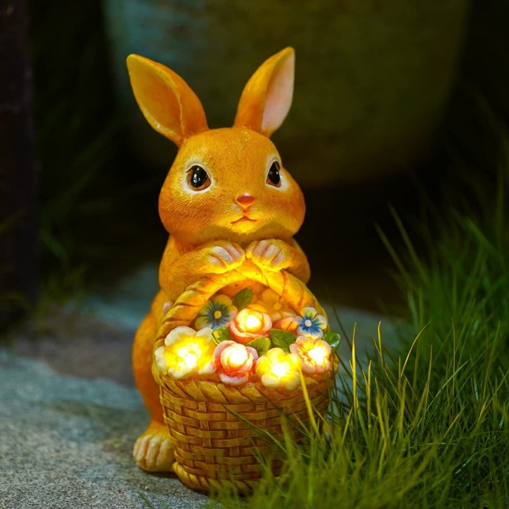 Solar Powered Rabbit Garden St - Outdoor Power Deals review and price