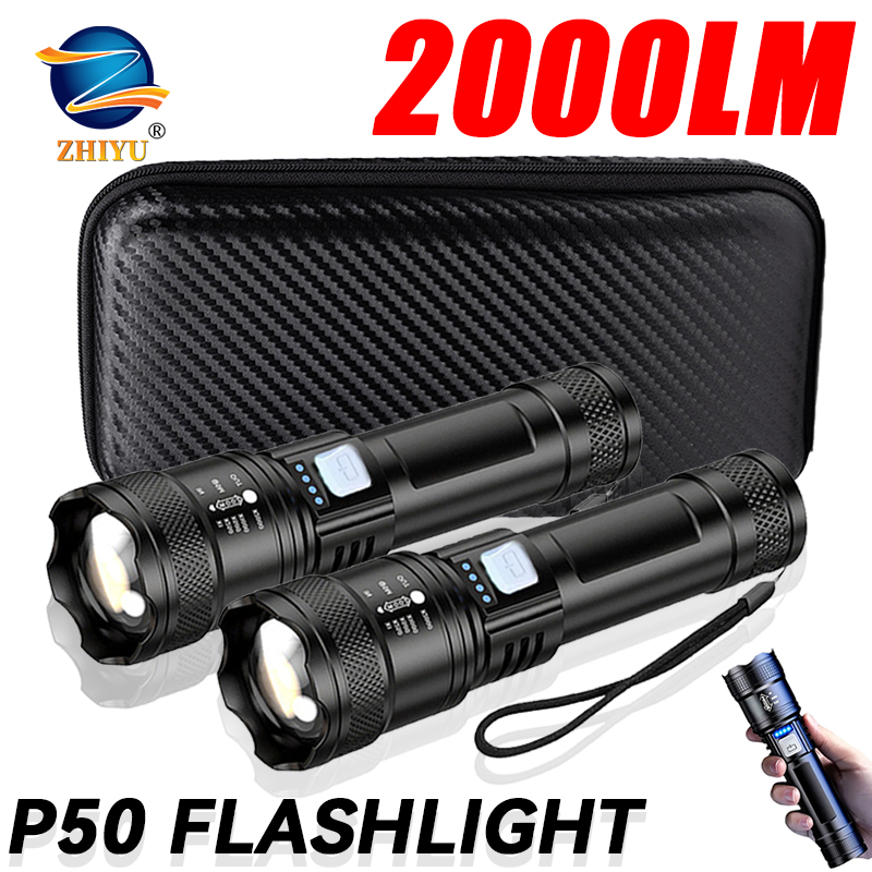 Tactical LED Flashlight 2000LM - Outdoor Power Supply review and price