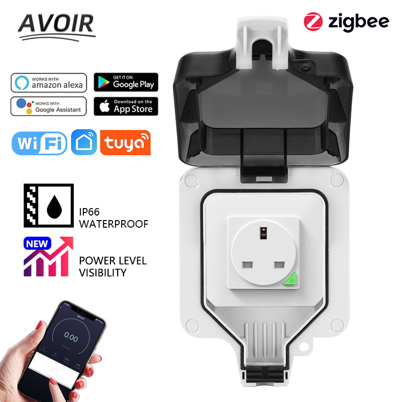 Avoir Zigbee Tuya IP66 Wall Ou - Outdoor Zigbee Power Plug review and price