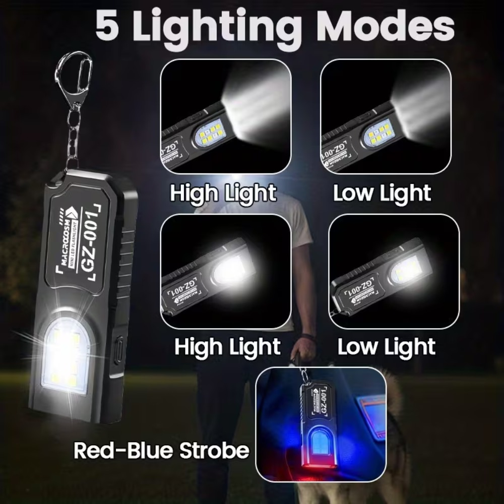 Mini COB LED Keychain Flashlig - Outdoor Power Supply review and price