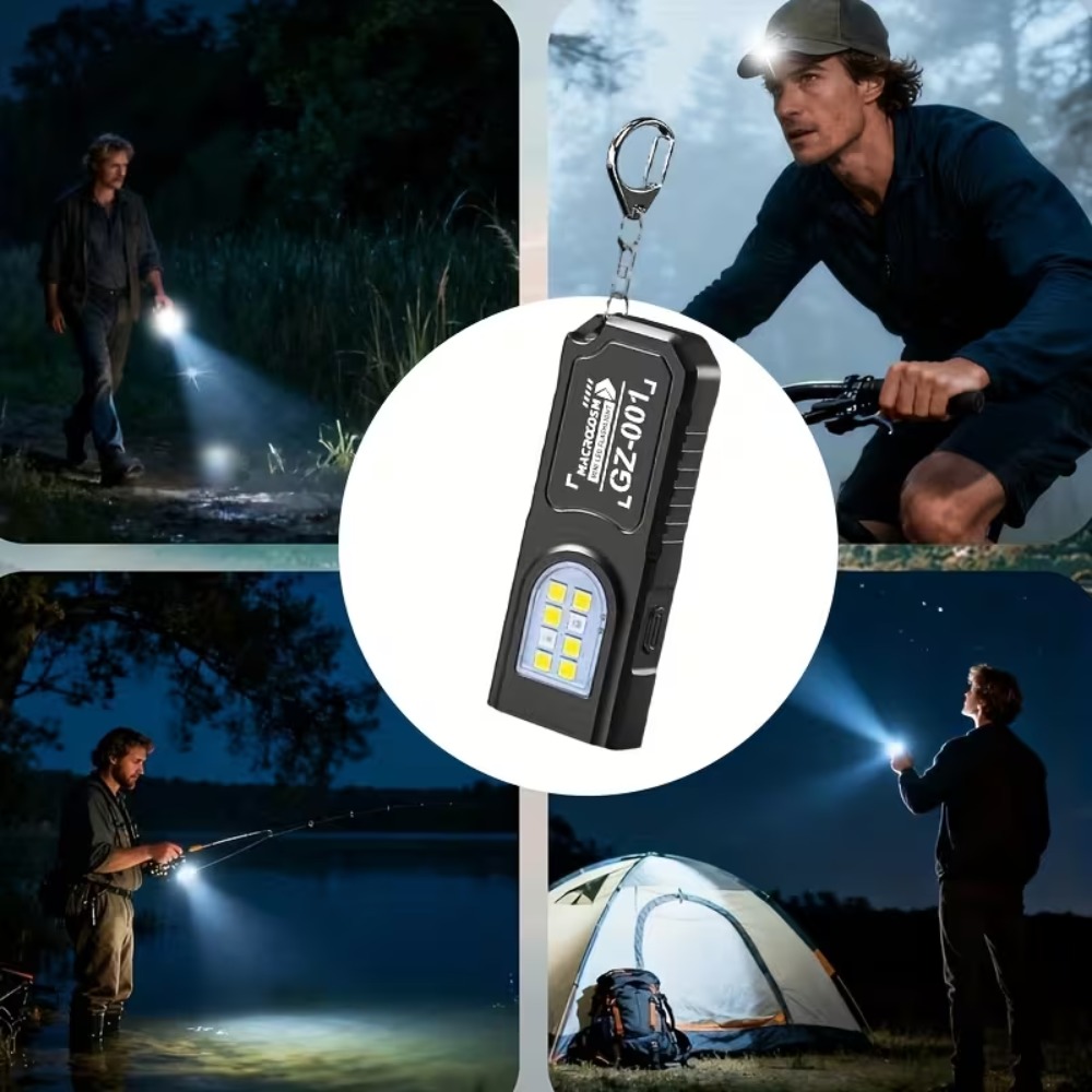 Mini COB LED Keychain Flashlig - Outdoor Power Supply review and price